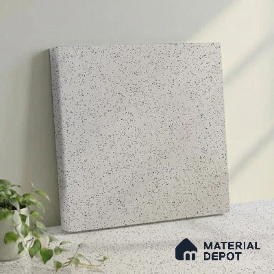 Belina Quartz QR 00204 Frosted Pebble Helsinki Series 11.5 ft x 6.5 ft Quartz - 20 mm | 10 Years of Replacement Warranty | Suitable for Kitchen, Restaurant, Counter Tops, Dining, Reception, office