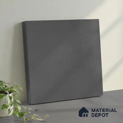 Belina Quartz QR 00205 Graphite Mist Helsinki Series 11.5 ft x 6.5 ft Quartz - 20 mm | 10 Years of Replacement Warranty | Suitable for Kitchen, Restaurant, Counter Tops, Dining, Reception, office