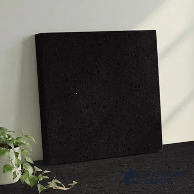 Belina Quartz QR 00206 Noir Eclipse Helsinki Series 11.5 ft x 6.5 ft Quartz - 20 mm | 10 Years of Replacement Warranty | Suitable for Kitchen, Restaurant, Counter Tops, Dining, Reception, office