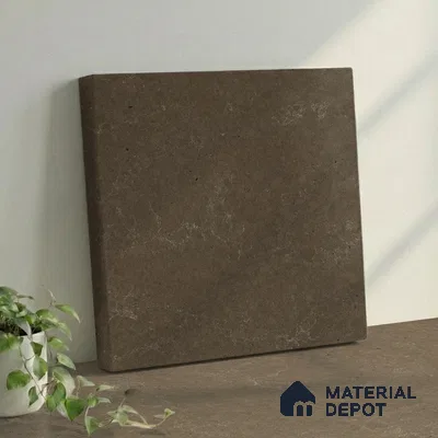 Belina Quartz QR 00229 Umber Veil Helsinki Series 11.5 ft x 6.5 ft Quartz - 20 mm | 10 Years of Replacement Warranty | Suitable for Kitchen, Restaurant, Counter Tops, Dining, Reception, office