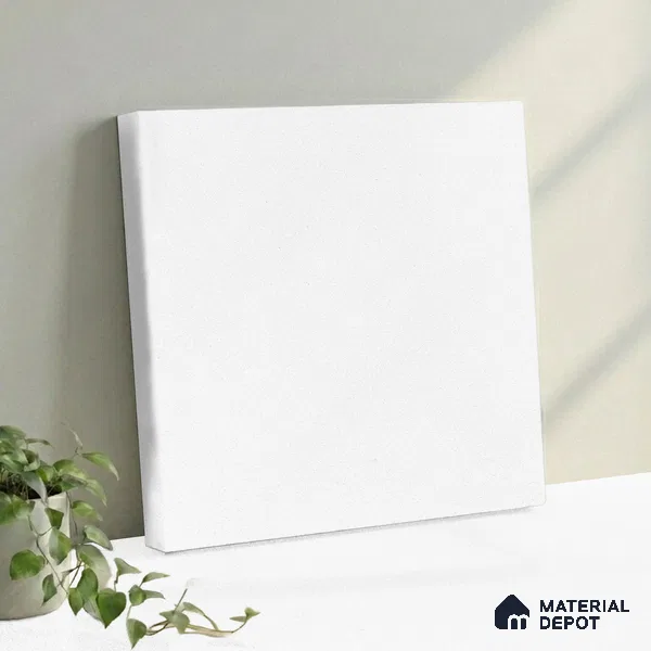 Belina Quartz QR 00250 Frosted Pearl Helsinki Series 11.5 ft x 6.5 ft Quartz - 20 mm | 10 Years of Replacement Warranty | Suitable for Kitchen, Restaurant, Counter Tops, Dining, Reception, office