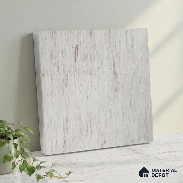 Belina Quartz QR 00253 Sable Drift Helsinki Series 11.42 ft x 6.6 ft Quartz - 20 mm | 10 Years and Replacement Warranty | Suitable for Kitchen, Restaurant, Counter Tops, Dining, Reception, office