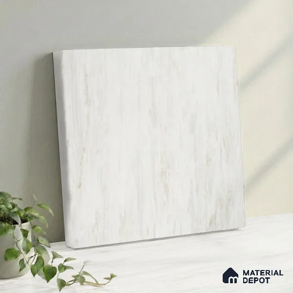 Belina Quartz QR 00254 Ivory Drift Helsinki Series 11.42 ft x 6.6 ft Quartz - 20 mm | 10 Years and Replacement Warranty | Suitable for Kitchen, Restaurant, Counter Tops, Dining, Reception, office