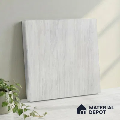 Belina Quartz QR 00258 Silver Drift Helsinki Series 11.42 ft x 6.6 ft Quartz - 20 mm | 10 Years and Replacement Warranty | Suitable for Kitchen, Restaurant, Counter Tops, Dining, Reception, office