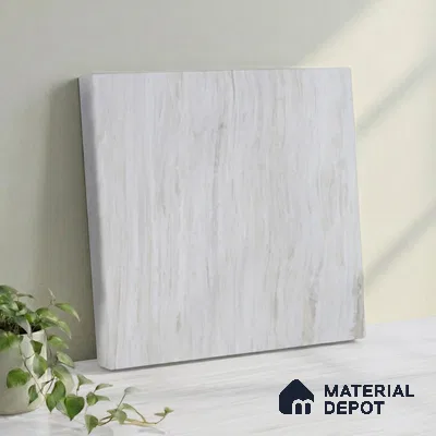Belina Quartz QR 00261 Ivory Drift Helsinki Series 11.42 ft x 6.6 ft Quartz - 20 mm | 10 Years and Replacement Warranty | Suitable for Kitchen, Restaurant, Counter Tops, Dining, Reception, office