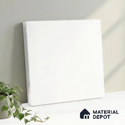 Belina Quartz QR 00266 Frosted Cloud Helsinki Series 11.42 ft x 6.6 ft Quartz - 20 mm | 10 Years and Replacement Warranty | Suitable for Kitchen, Restaurant, Counter Tops, Dining, Reception, office