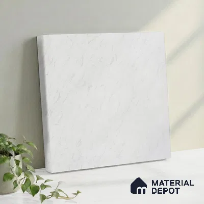 Belina Quartz QR 00270 Savoy Mist Value Series 10.66 ft x 5.41 ft Quartz - 20 mm | 5 Years Warranty | Suitable for Kitchen, Restaurant, Counter Tops, Dining, Reception, office