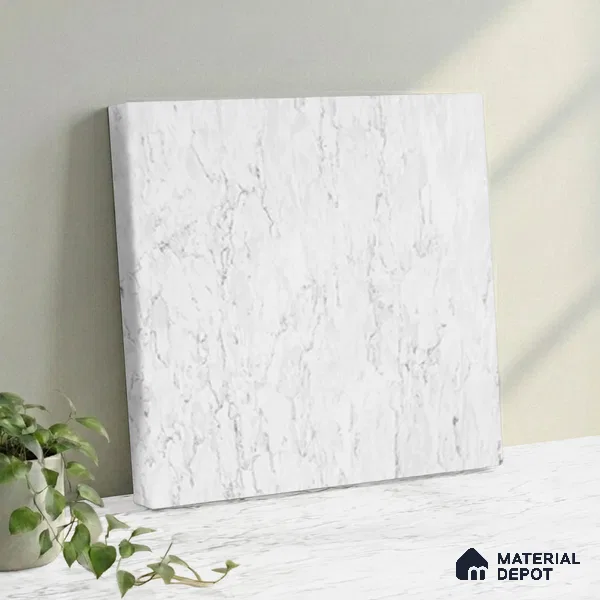 Belina Quartz QR 00272 Frosted Stratus Helsinki Series 11.42 ft x 6.59 ft Quartz - 20 mm | 10 Years and Replacement Warranty | Suitable for Kitchen, Restaurant, Counter Tops, Dining, Reception, office