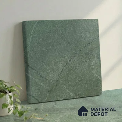 Belina Quartz QR 00274 Verdant Cascade Helsinki Series 11.5 ft x 6.5 ft Quartz - 20 mm | 10 Years of Replacement Warranty | Suitable for Kitchen, Restaurant, Counter Tops, Dining, Reception, office