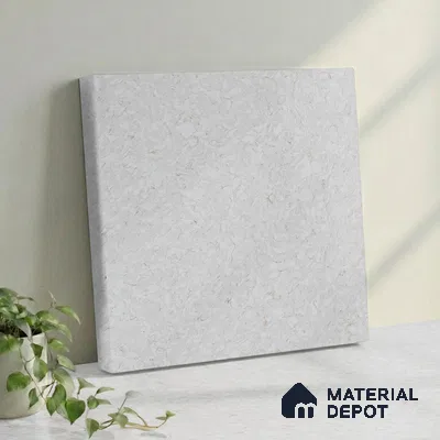 Belina Quartz QR 00280 B Marosa Gold Helsinki Series 10.5 ft x 4.82 ft Quartz - 20 mm | 10 Years and Replacement Warranty | Suitable for Kitchen, Restaurant, Counter Tops, Dining, Reception, office