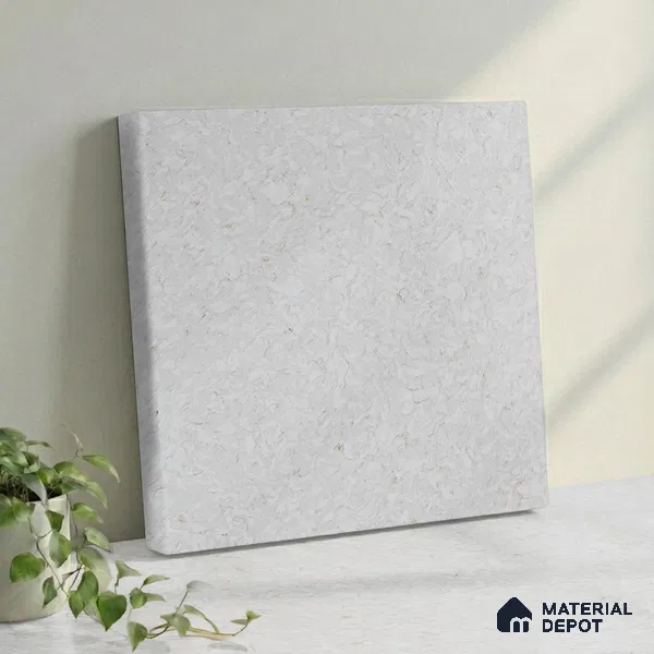 Belina Quartz QR 00280 B Marosa Gold Helsinki Series 10.5 ft x 4.82 ft Quartz - 20 mm | 10 Years and Replacement Warranty | Suitable for Kitchen, Restaurant, Counter Tops, Dining, Reception, office