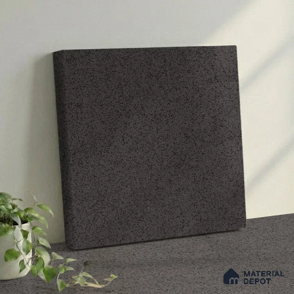 Belina Quartz QR 00306 Industrial Grey Helsinki Series 10.5 ft x 5.35 ft Quartz - 20 mm | 10 Years and Replacement Warranty | Suitable for Kitchen, Restaurant, Counter Tops, Dining, Reception, office (Sample)
