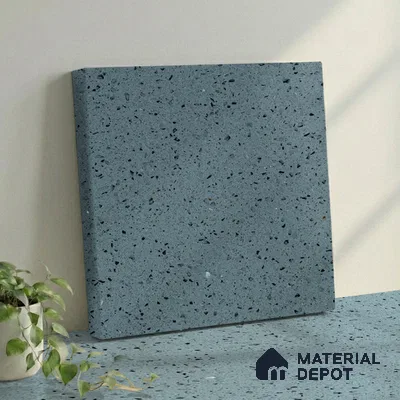Belina Quartz QR 00312 Light Grey Starstone Helsinki Series 10.5 ft x 5.35 ft Quartz - 20 mm | 10 Years and Replacement Warranty | Suitable for Kitchen, Restaurant, Counter Tops, Dining, Reception, office