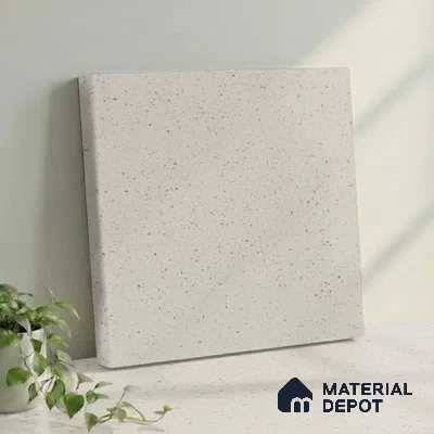 Belina Quartz QR 00319 B Frosted Ice Helsinki Series 10.5 ft x 4.82 ft Quartz - 20 mm | 10 Years and Replacement Warranty | Suitable for Kitchen, Restaurant, Counter Tops, Dining, Reception, office