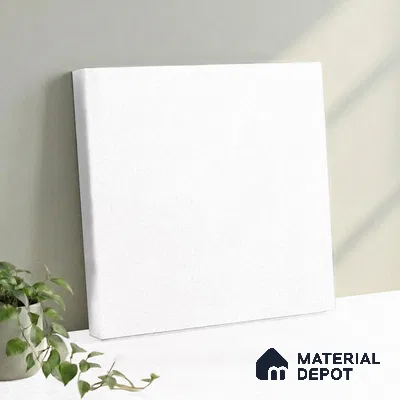 Belina Quartz QR 00324 Ivory White Helsinki Series 10.5 ft x 5.35 ft Quartz - 20 mm | 10 Years and Replacement Warranty | Suitable for Kitchen, Restaurant, Counter Tops, Dining, Reception, office
