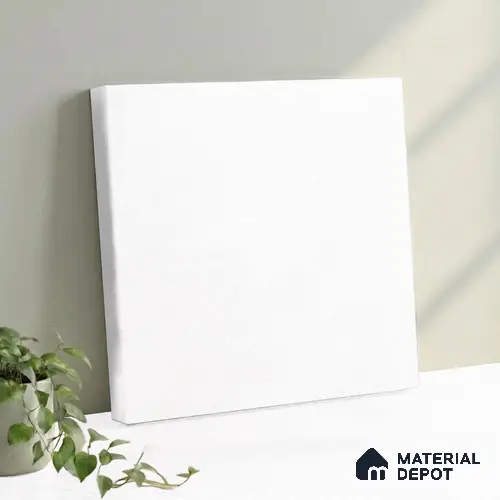 Belina Quartz QR 00324 Ivory White Helsinki Series 10.5 ft x 5.35 ft Quartz - 20 mm | 10 Years and Replacement Warranty | Suitable for Kitchen, Restaurant, Counter Tops, Dining, Reception, office