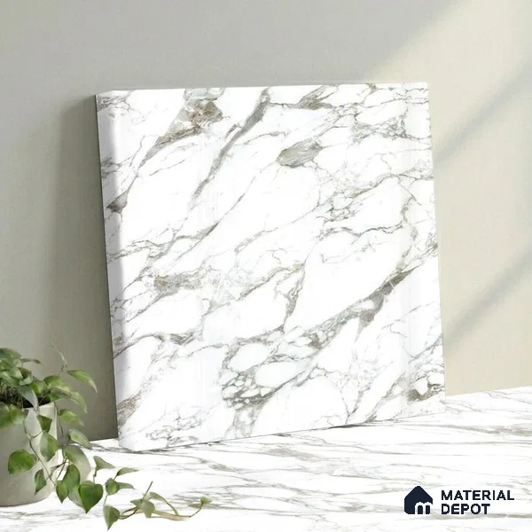 Belina Quartz QR 00336 Premium mystic gold Helsinki Series 10.5 ft x 5.35 ft Quartz - 20 mm | 10 Years and Replacement Warranty | Suitable for Kitchen, Restaurant, Counter Tops, Dining, Reception, office