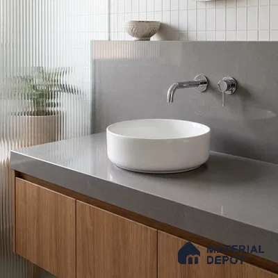 Belina Quartz QR 00353 B Lavender Mist Jumbo Helsinki Series 10.83 ft x 5.41 ft Quartz - 20 mm | 10 Years and Replacement Warranty | Suitable for Kitchen, Restaurant, Counter Tops, Dining, Reception, office