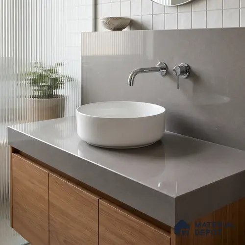 Belina Quartz QR 00353 Lavender Mist Mini Jumbo Helsinki Series 10.53 ft x 4.79 ft Quartz - 20 mm | 10 Years and Replacement Warranty | Suitable for Kitchen, Restaurant, Counter Tops, Dining, Reception, office