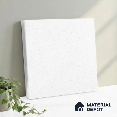 Belina Quartz QR 00354 Frosted Mist Mini Jumbo Helsinki Series 10.53 ft x 4.79 ft Quartz - 20 mm | 10 Years and Replacement Warranty | Suitable for Kitchen, Restaurant, Counter Tops, Dining, Reception, office