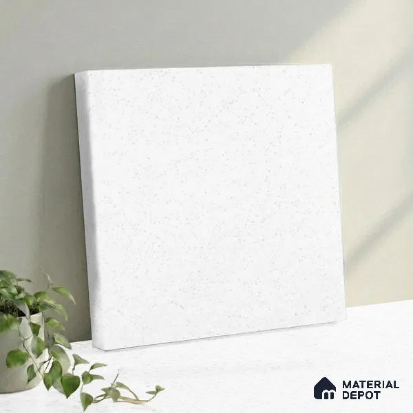 Belina Quartz QR 00354 Frosted Mist Mini Jumbo Helsinki Series 10.53 ft x 4.79 ft Quartz - 20 mm | 10 Years and Replacement Warranty | Suitable for Kitchen, Restaurant, Counter Tops, Dining, Reception, office