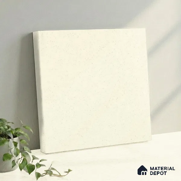 Belina Quartz QR 00359 Almond Mist Mini Jumbo Helsinki Series 10.53 ft x 4.79 ft Quartz - 20 mm | 10 Years and Replacement Warranty | Suitable for Kitchen, Restaurant, Counter Tops, Dining, Reception, office