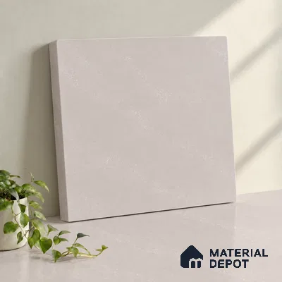 Belina Quartz QR 00378 Rose Dune Value Series 10.5 ft x 5.25 ft Quartz - 20 mm | 5 Years Warranty | Suitable for Kitchen, Restaurant, Counter Tops, Dining, Reception, office
