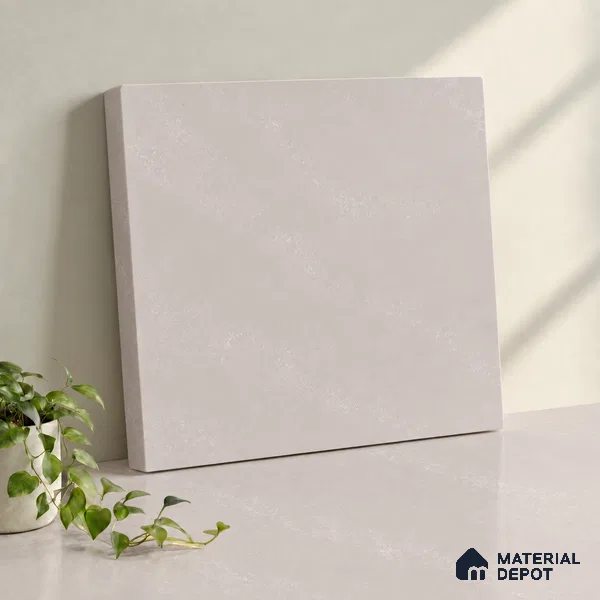 Belina Quartz QR 00378 Rose Dune Value Series 10.5 ft x 5.25 ft Quartz - 20 mm | 5 Years Warranty | Suitable for Kitchen, Restaurant, Counter Tops, Dining, Reception, office