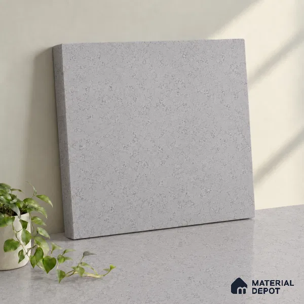 Belina Quartz QR 00381 Imperial Aurelia Helsinki Series 10.5 ft x 5.35 ft Quartz - 20 mm | 10 Years and Replacement Warranty | Suitable for Kitchen, Restaurant, Counter Tops, Dining, Reception, office