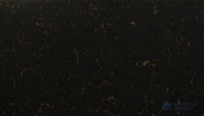 Belina Quartz QR 00391 Ricardo Gold Helsinki Series 11.5 ft x 6.5 ft Quartz - 20 mm | 10 Years and Replacement Warranty | Suitable for Kitchen, Restaurant, Counter Tops, Dining, Reception, office