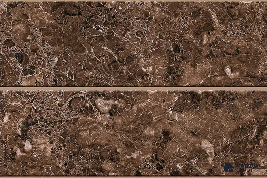 TL 05793 C Quartz Dark 450x300 mm Glossy Finish Ceramic Wall Tile - 7 mm