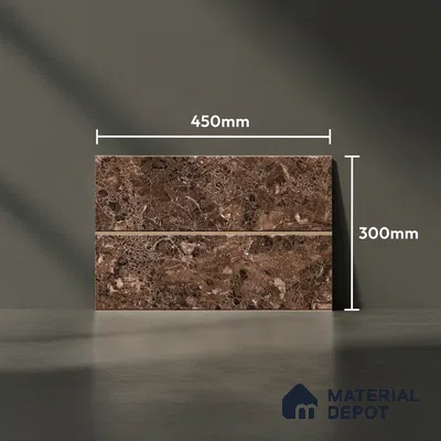 TL 05793 C Quartz Dark 450x300 mm Glossy Finish Ceramic Wall Tile - 7 mm