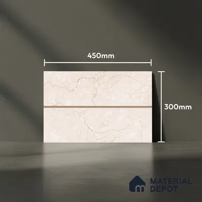 TL 05793 Quartz Light 450x300 mm Glossy Finish Ceramic Wall Tile - 7 mm