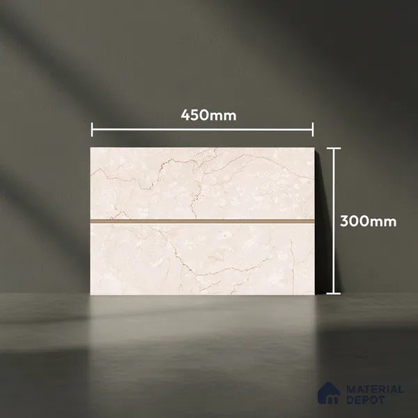 TL 05793 Quartz Light 450x300 mm Glossy Finish Ceramic Wall Tile - 7 mm