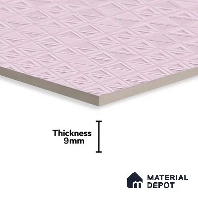 TL 00693 B Radiant Rosy Series Pattern 3 Pink Matte Finish 4 ft x 2 ft Full Body Vitrified Tile - 9 mm (Sample)