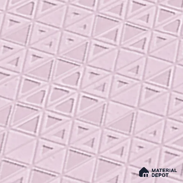 TL 00693 C Radiant Rosy Series Pattern 7 Pink Chrome Finish 4 ft x 2 ft Full Body Vitrified Tile - 9 mm (Sample)