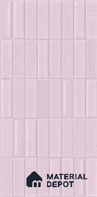 TL 00693 D Radiant Rosy Series Pattern 1 Pink Matte Finish 4 ft x 2 ft Full Body Vitrified Tile - 9 mm (Sample)