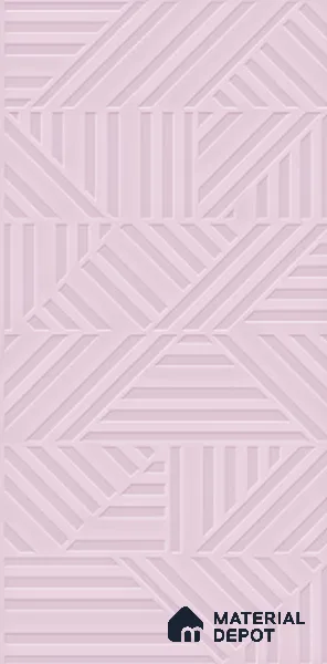 TL 00693 F Radiant Rosy Series Pattern 4 Pink Matte Finish 4 ft x 2 ft Full Body Vitrified Tile - 9 mm