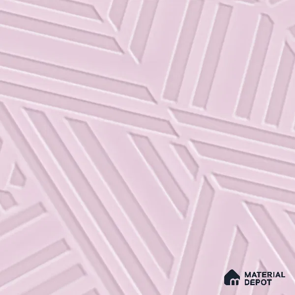 TL 00693 F Radiant Rosy Series Pattern 4 Pink Matte Finish 4 ft x 2 ft Full Body Vitrified Tile - 9 mm