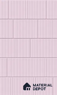 TL 00693 H Radiant Rosy Series Pattern 6 Pink Chrome Finish 4 ft x 2 ft Full Body Vitrified Tile - 9 mm (Sample)