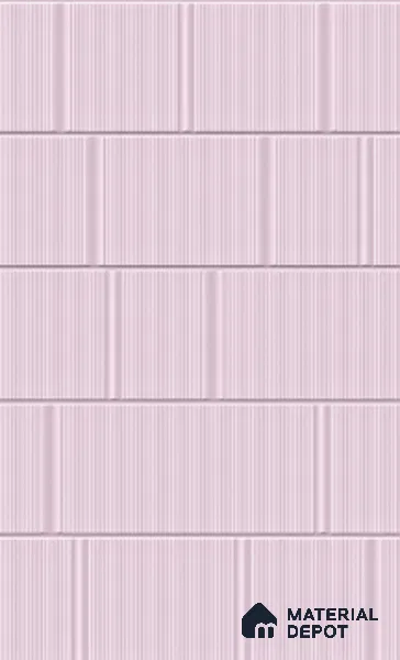 TL 00693 H Radiant Rosy Series Pattern 6 Pink Chrome Finish 4 ft x 2 ft Full Body Vitrified Tile - 9 mm (Sample)