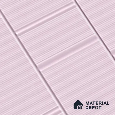 TL 00693 H Radiant Rosy Series Pattern 6 Pink Chrome Finish 4 ft x 2 ft Full Body Vitrified Tile - 9 mm (Sample)
