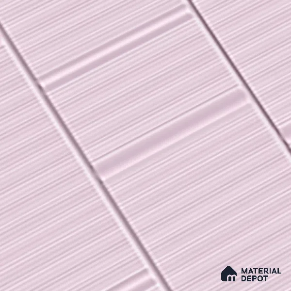 TL 00693 H Radiant Rosy Series Pattern 6 Pink Chrome Finish 4 ft x 2 ft Full Body Vitrified Tile - 9 mm (Sample)