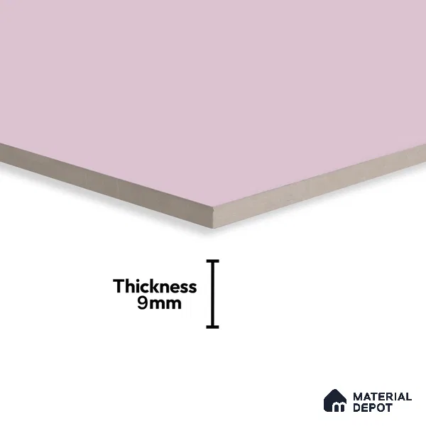 TL 00693 A Radiant Rosy Series Plain Pink Matte Finish 4 ft x 2 ft Full Body Vitrified Tile - 9 mm