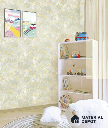 Rahira Series RH8013 10 Meter x 21 Inches Florals look Wallpaper - 57.05 Sq. Ft. | Minimum 15% wastage during installation