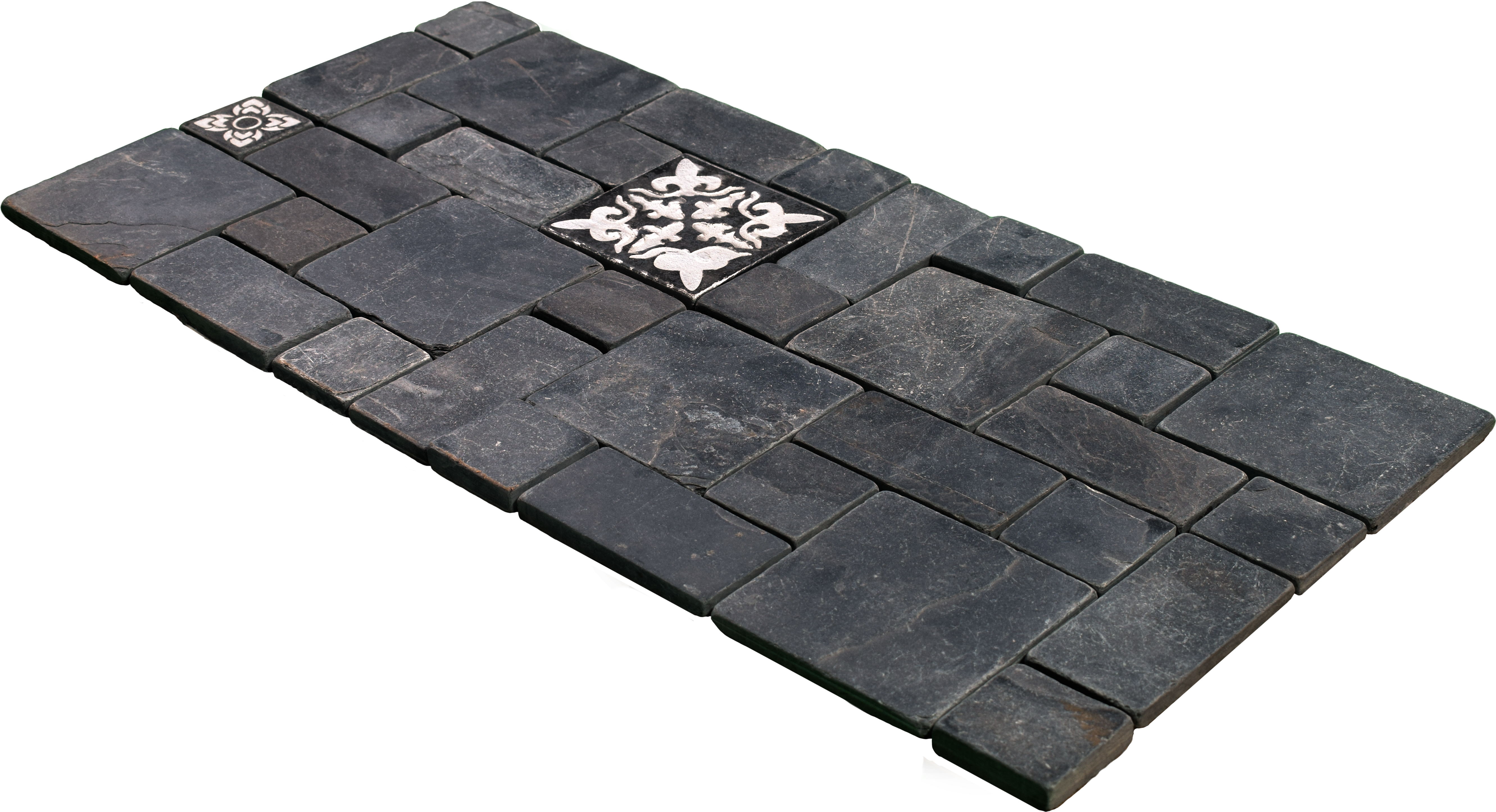 WL 00071 Raven Flakes 300 x 300 mm Natural Stone Wall Cladding |  Stone is a Natural Product, Please Expect Variation in Shades