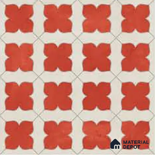 Wall & Floor Tile TL 10032 | CRV-79 | 1 ft x 1 ft  Finish Ceramic Tile - 10 mm | Suitable for Living Room, Bedroom, Bathroom & Kitchen | Please Expect a Slight Variation of Pattern (Sample)
