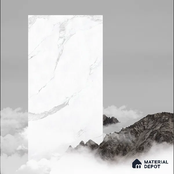 Marble Floor & Wall Tile | TL 01511 Orra Satuario P9 4 ft x 2 ft Matte Finish Vitrified Tile - 9 mm | Suitable For Living Room, Bedroom, Dining Area