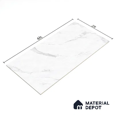 Marble Floor & Wall Tile | TL 01511 Orra Satuario P9 4 ft x 2 ft Matte Finish Vitrified Tile - 9 mm | Suitable For Living Room, Bedroom, Dining Area