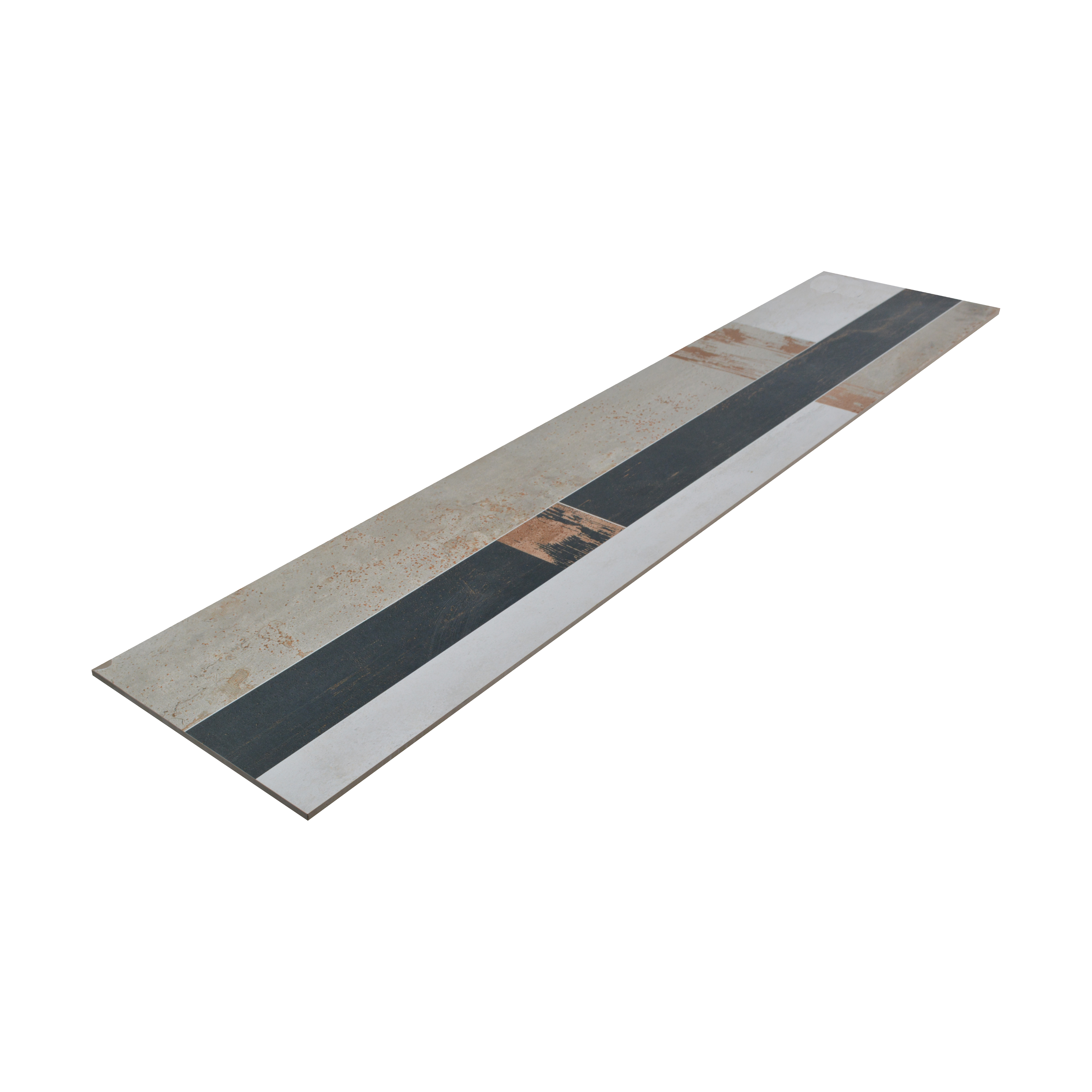 TL 01247 B Resin Silver Deco 1200x300 mm GVT Carving Matte Finish Abstract Look Tile - 9 mm